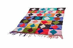 Moroccan Berber rug Boucherouite 200 x 140 cm