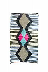 Moroccan Berber rug Boucherouite 155 x 275 cm