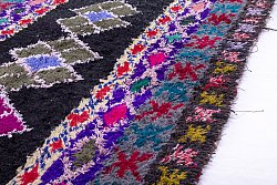 Moroccan Berber rug Boucherouite 285 x 125 cm