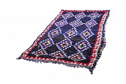 Moroccan Berber rug Boucherouite 265 x 140 cm