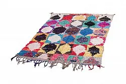 Moroccan Berber rug Boucherouite 210 x 130 cm