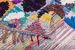 Moroccan Berber rug Boucherouite 210 x 130 cm