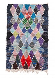 Moroccan Berber rug Boucherouite 215 x 135 cm