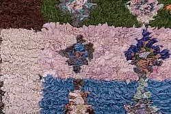 Moroccan Berber rug Boucherouite 275 x 145 cm