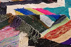 Moroccan Berber rug Boucherouite 135 x 245 cm