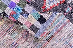 Moroccan Berber rug Boucherouite 215 x 135 cm
