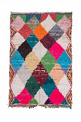 Moroccan Berber rug Boucherouite 230 x 145 cm