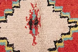 Moroccan Berber rug Boucherouite 145 x 115 cm