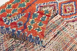 Moroccan Berber rug Boucherouite 285 x 100 cm