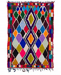 Moroccan Berber rug Boucherouite 215 x 155 cm