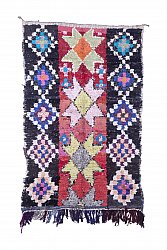 Moroccan Berber rug Boucherouite 220 x 140 cm