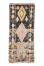Moroccan Berber rug Boucherouite 260 x 105 cm