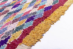 Moroccan Berber rug Boucherouite 370 x 125 cm