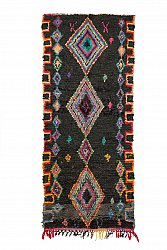 Moroccan Berber rug Boucherouite 285 x 120 cm