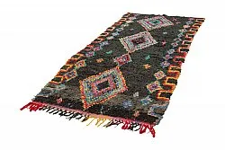Moroccan Berber rug Boucherouite 285 x 120 cm