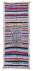Moroccan Berber rug Boucherouite 280 x 110 cm