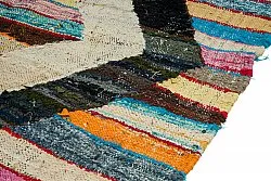 Moroccan Berber rug Boucherouite 125 x 265 cm