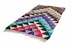 Moroccan Berber rug Boucherouite 130 x 250 cm