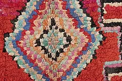 Moroccan Berber rug Boucherouite 185 x 110 cm