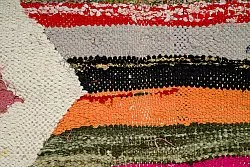 Moroccan Berber rug Boucherouite 135 x 270 cm
