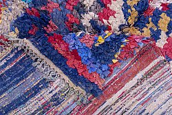 Moroccan Berber rug Boucherouite 235 x 115 cm