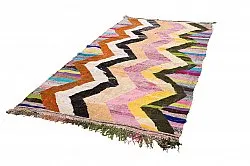 Moroccan Berber rug Boucherouite 145 x 290 cm