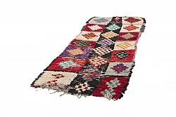 Moroccan Berber rug Boucherouite 200 x 85 cm