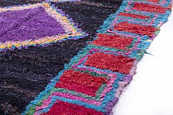 Moroccan Berber rug Boucherouite 210 x 130 cm