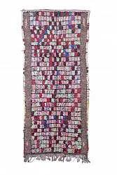 Moroccan Berber rug Boucherouite 285 x 125 cm
