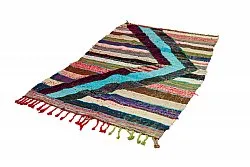 Moroccan Berber rug Boucherouite 115 x 215 cm