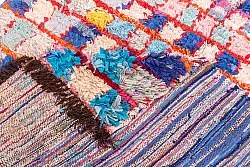 Moroccan Berber rug Boucherouite 195 x 130 cm