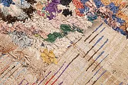 Moroccan Berber rug Boucherouite 230 x 125 cm