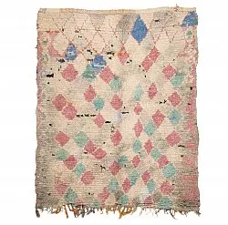 Moroccan Berber rug Boucherouite 205 x 170 cm
