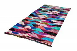 Moroccan Berber rug Boucherouite 125 x 260 cm