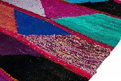 Moroccan Berber rug Boucherouite 125 x 260 cm