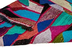 Moroccan Berber rug Boucherouite 125 x 260 cm