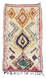 Moroccan Berber rug Boucherouite 210 x 125 cm