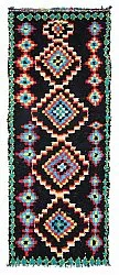 Moroccan Berber rug Boucherouite 370 x 145 cm
