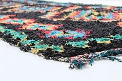 Moroccan Berber rug Boucherouite 370 x 145 cm
