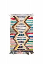 Moroccan Berber rug Boucherouite 120 x 210 cm