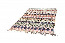 Moroccan Berber rug Boucherouite 210 x 140 cm