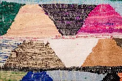 Moroccan Berber rug Boucherouite 135 x 290 cm