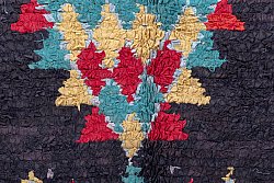 Moroccan Berber rug Boucherouite 305 x 115 cm