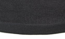 Round rug (sisal) - Agave (black)