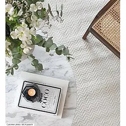 Shaggy rugs - Pandora (white)