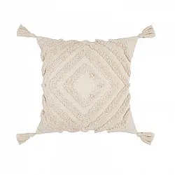 Cushion cover - Natural Boho 45 x 45 cm (beige)