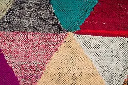 Moroccan Berber rug Boucherouite 130 x 280 cm