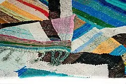 Moroccan Berber rug Boucherouite 135 x 235 cm