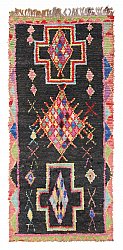 Moroccan Berber rug Boucherouite 275 x 115 cm