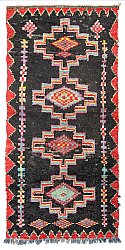 Moroccan Berber rug Boucherouite 300 x 140 cm